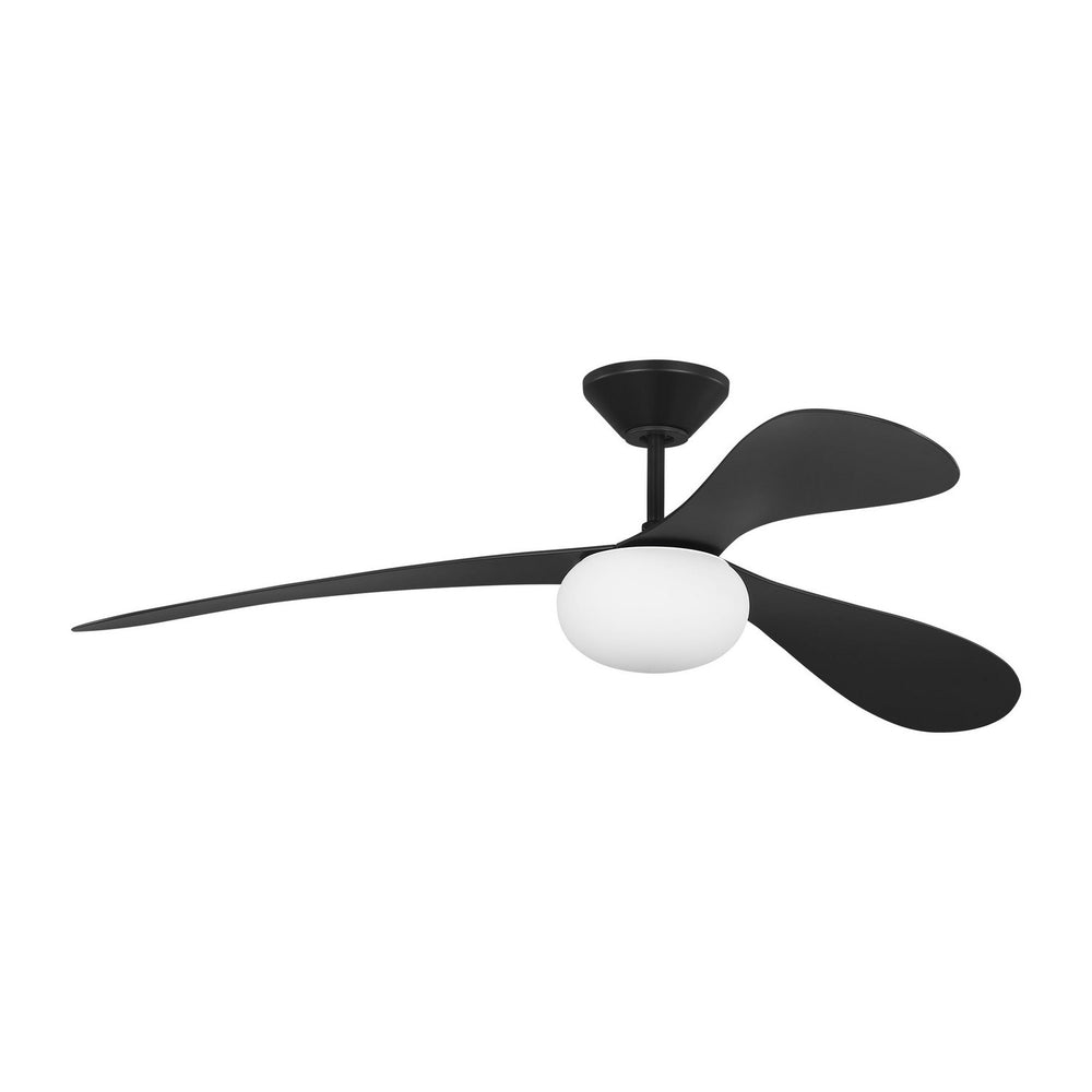 Visual Comfort Fan Canada - 3DPSM58MBKD - 58" Ceiling Fan - Drape - Midnight Black