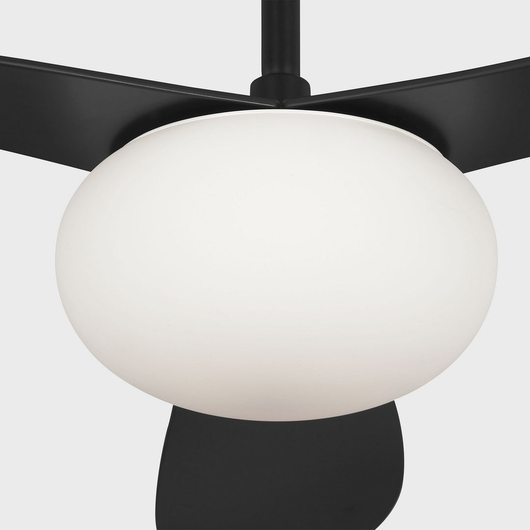 Visual Comfort Fan Canada - 3DPSM58MBKD - 58" Ceiling Fan - Drape - Midnight Black
