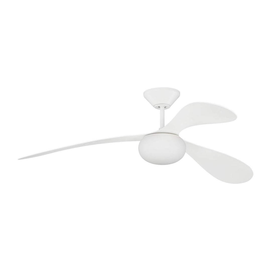 Visual Comfort Fan Canada - 3DPSM58RZWD - 58" Ceiling Fan - Drape Smart 58 LED - Matte White