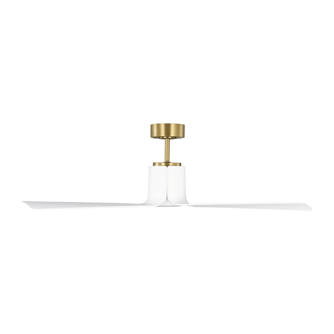 Visual Comfort Fan Canada - 3PESM52BBSD - 52" Ceiling Fan - Peel - Burnished Brass