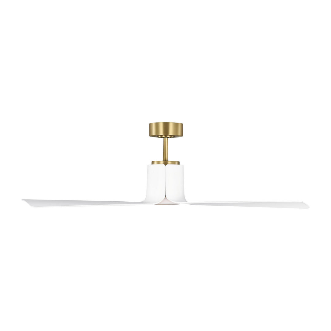 Visual Comfort Fan Canada - 3PESM52BBSD - 52" Ceiling Fan - Peel - Burnished Brass