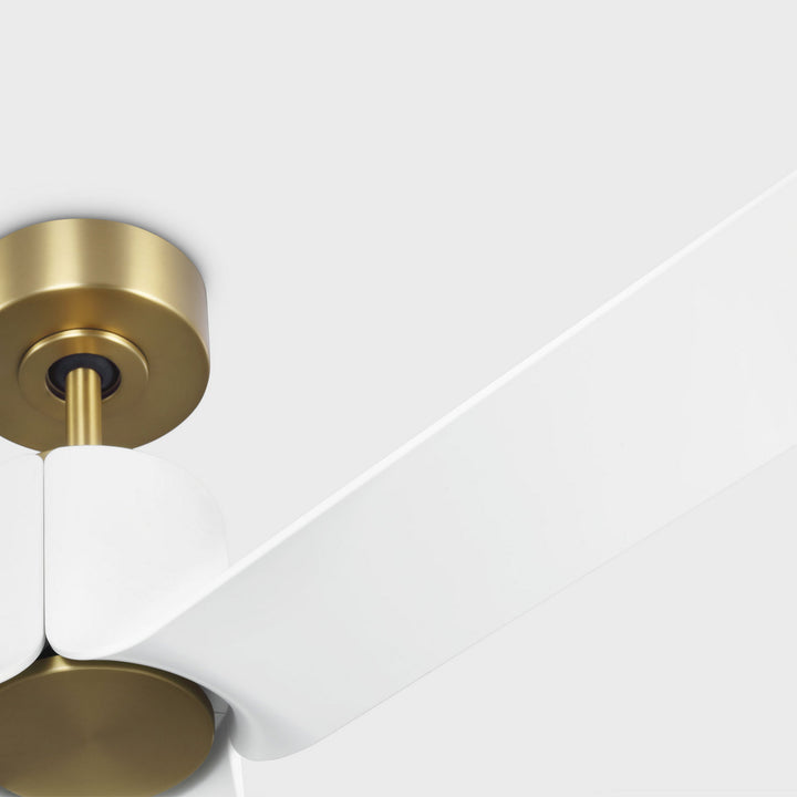Visual Comfort Fan Canada - 3PESM52BBSD - 52" Ceiling Fan - Peel - Burnished Brass