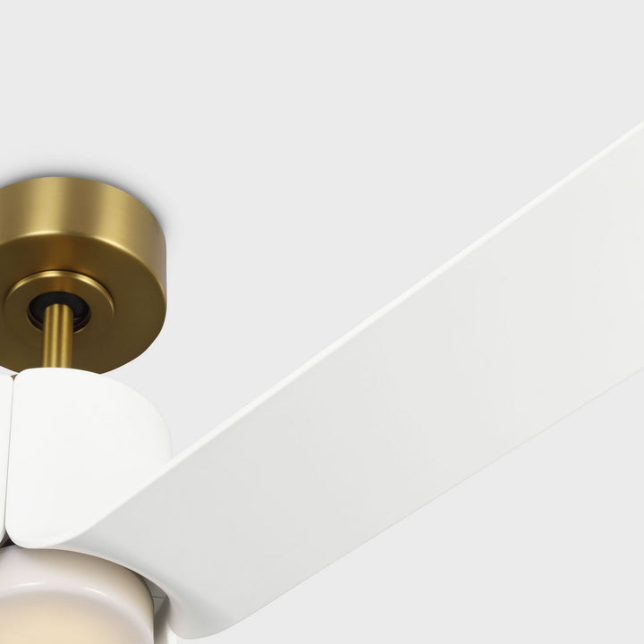 Visual Comfort Fan Canada - 3PESM52BBSD - 52" Ceiling Fan - Peel - Burnished Brass