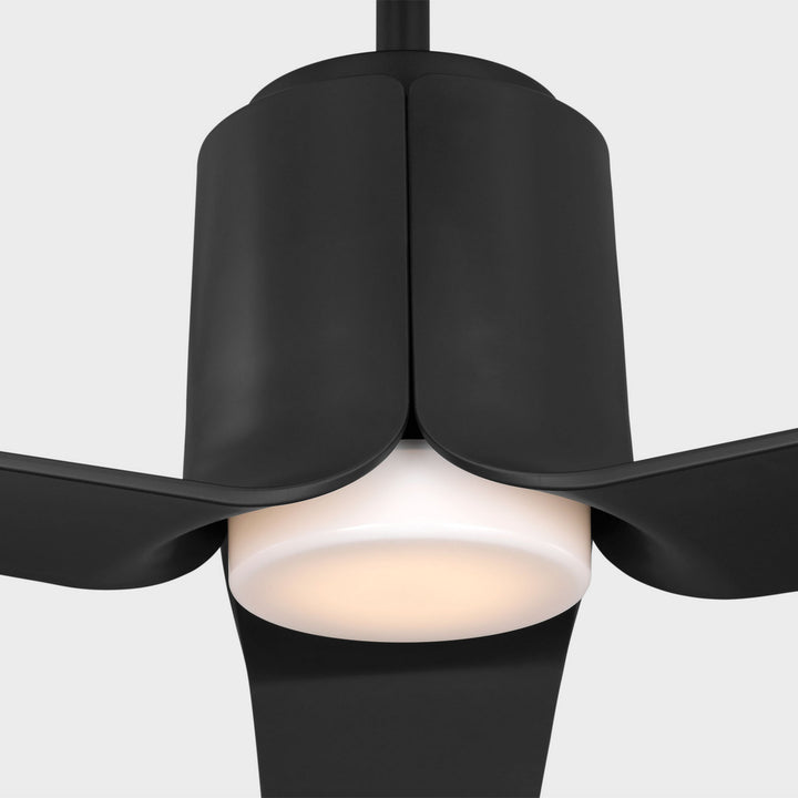 Visual Comfort Fan Canada - 3PESM52MBKD - 52" Ceiling Fan - Peel - Midnight Black