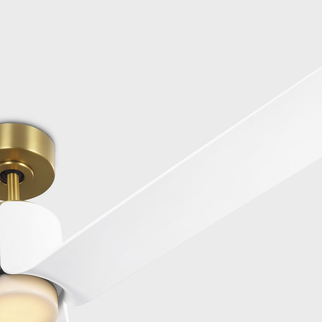 Visual Comfort Fan Canada - 3PESM66BBSD - 66" Ceiling Fan - Peel - Burnished Brass