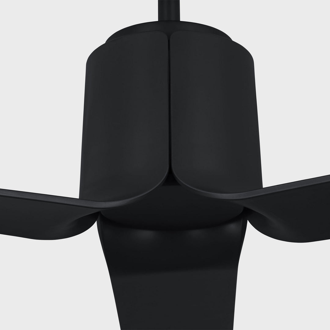 Visual Comfort Fan Canada - 3PESM66MBKD - 66" Ceiling Fan - Peel - Midnight Black