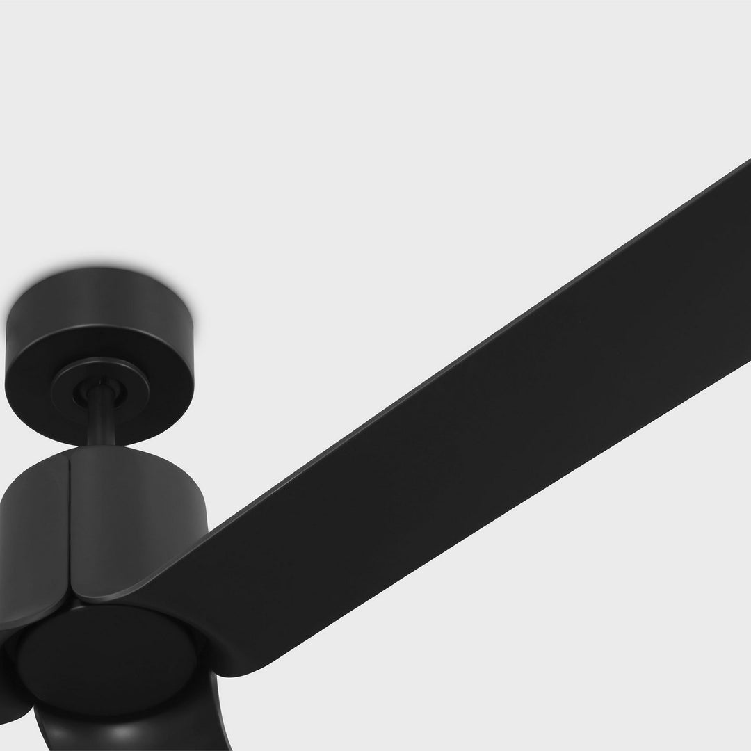 Visual Comfort Fan Canada - 3PESM66MBKD - 66" Ceiling Fan - Peel - Midnight Black