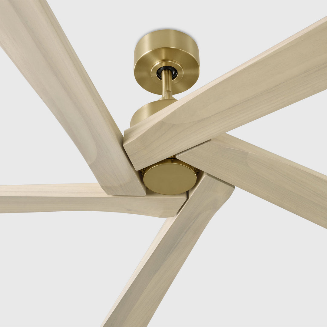 Visual Comfort Fan Canada - 5ASPR70BBSWWO - 70" Ceiling Fan - Aspen - Burnished Brass