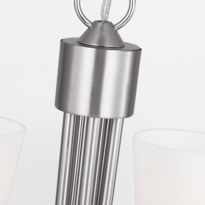 Generation Lighting Canada - GLC1115BS - Five Light Chandelier - Miles - Brushed Nickel