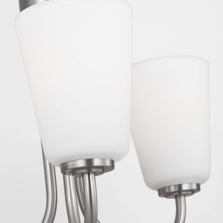 Generation Lighting Canada - GLC1123BS - Three Light Chandelier - Miles - Brushed Nickel