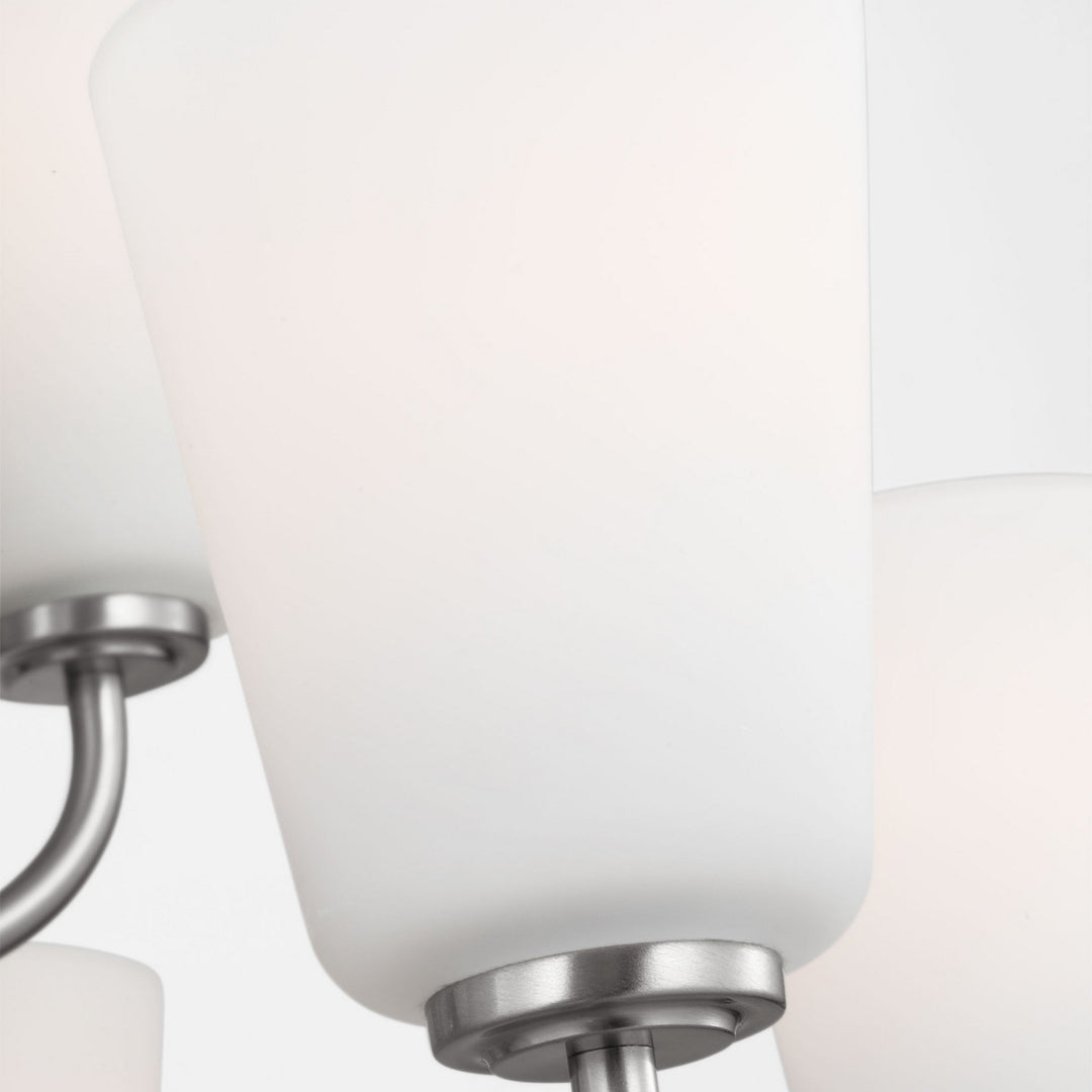Generation Lighting Canada - GLC1139BS - Nine Light Chandelier - Miles - Brushed Nickel