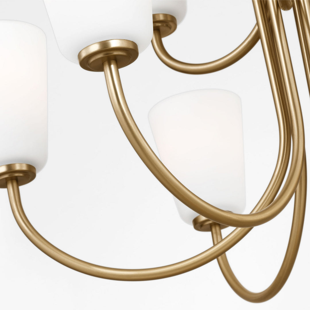 Generation Lighting Canada - GLC1139SB - Nine Light Chandelier - Miles - Satin Brass
