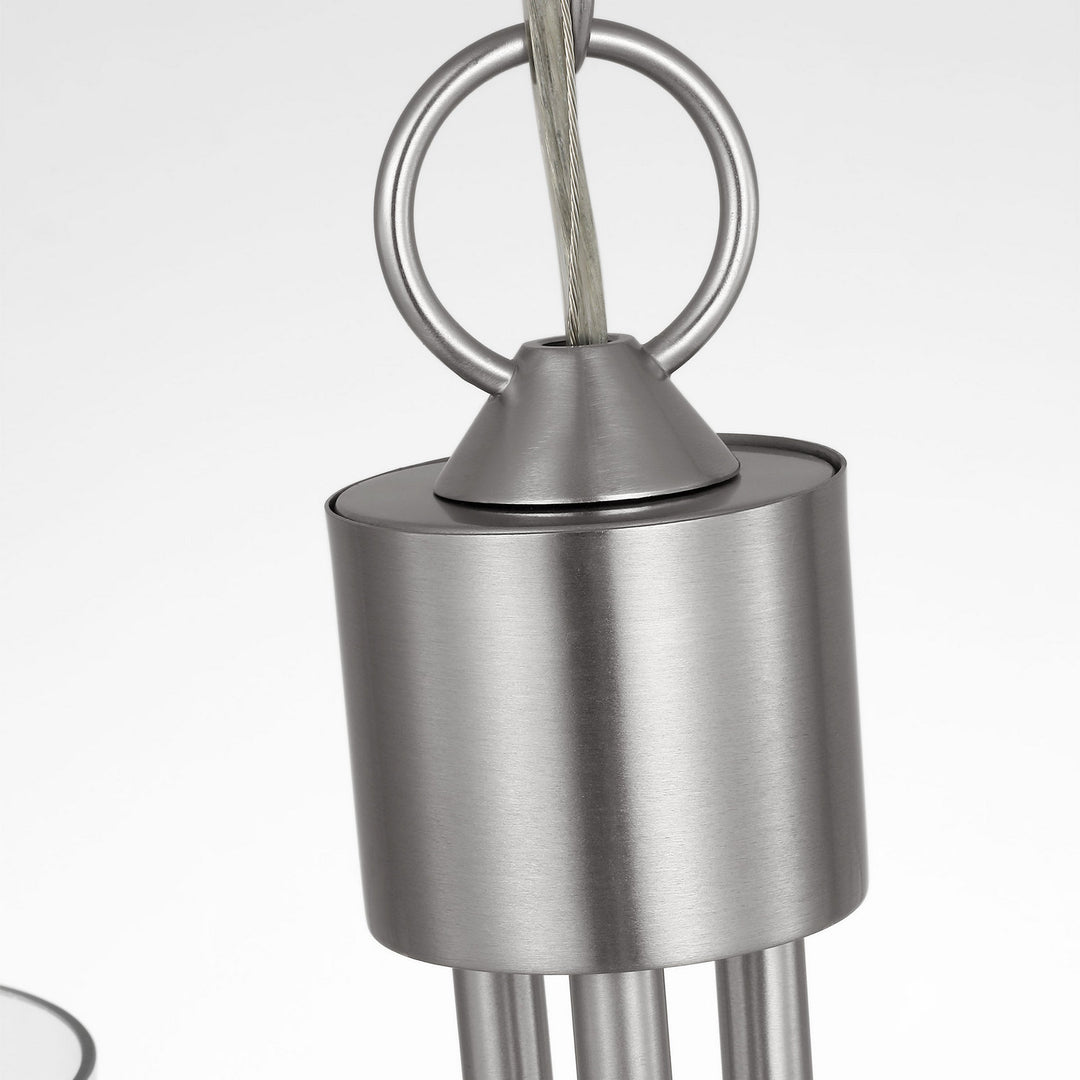 Generation Lighting Canada - GLC1153BS - Three Light Chandelier - Miles - Brushed Nickel