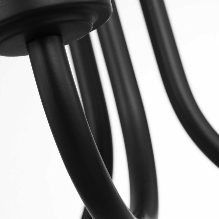 Generation Lighting Canada - GLC1153MBK - Three Light Chandelier - Miles - Midnight Black