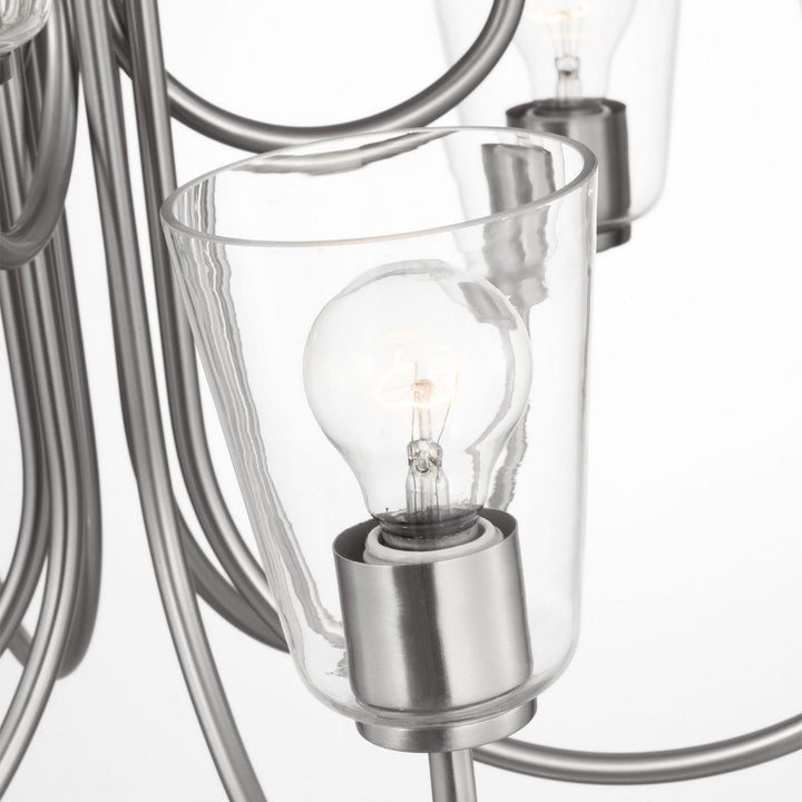 Generation Lighting Canada - GLC1169BS - Nine Light Chandelier - Miles - Brushed Nickel