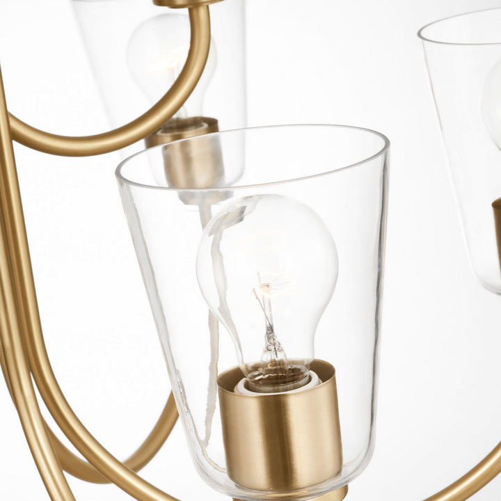 Generation Lighting Canada - GLC1169SB - Nine Light Chandelier - Miles - Satin Brass