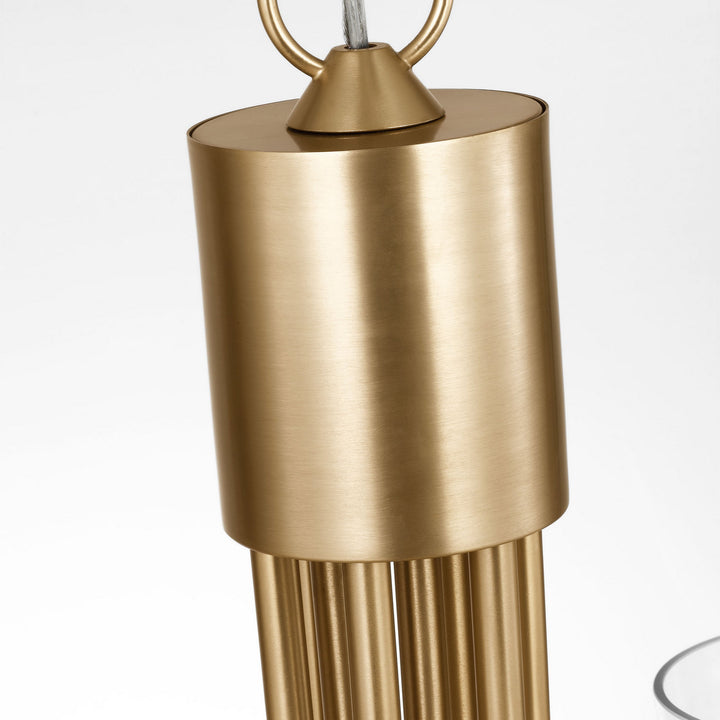 Generation Lighting Canada - GLC1169SB - Nine Light Chandelier - Miles - Satin Brass