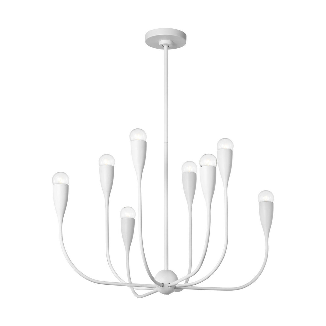 Generation Lighting Canada - GLC1218MWT - Eight Light Chandelier - Maya - Matte White
