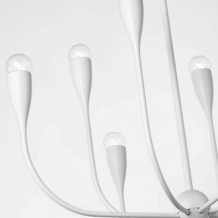 Generation Lighting Canada - GLC1218MWT - Eight Light Chandelier - Maya - Matte White
