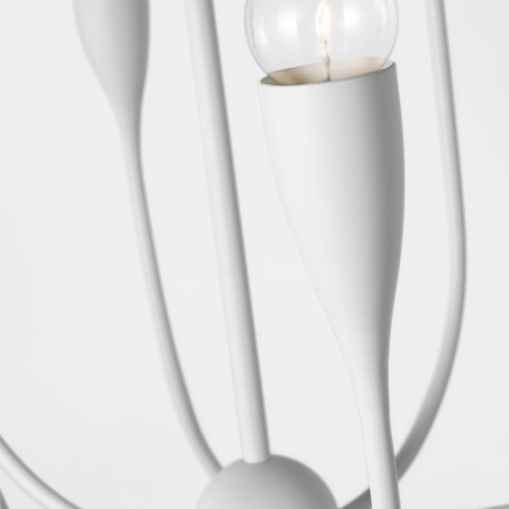 Generation Lighting Canada - GLC1218MWT - Eight Light Chandelier - Maya - Matte White