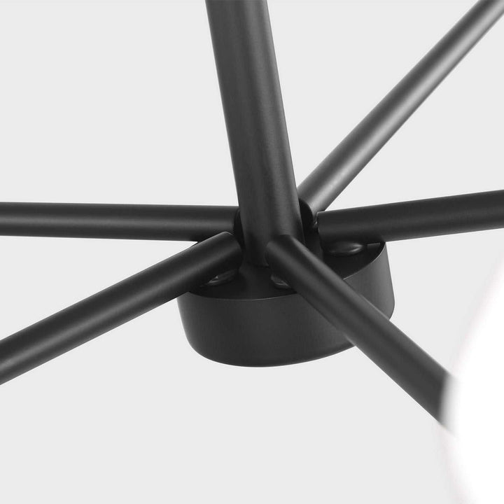 Generation Lighting Canada - GLC1235MBK - Five Light Chandelier - Mendota - Midnight Black