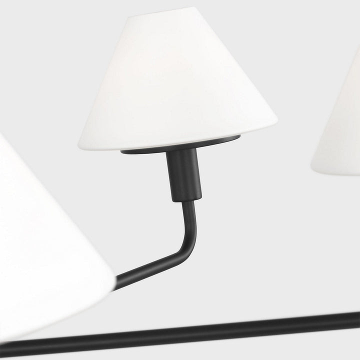 Generation Lighting Canada - GLC1235MBK - Five Light Chandelier - Mendota - Midnight Black