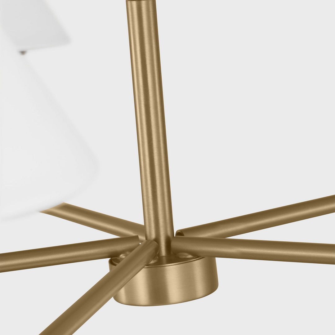 Generation Lighting Canada - GLC1235SB - Five Light Chandelier - Mendota - Satin Brass