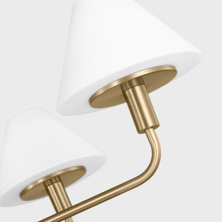 Generation Lighting Canada - GLC1235SB - Five Light Chandelier - Mendota - Satin Brass