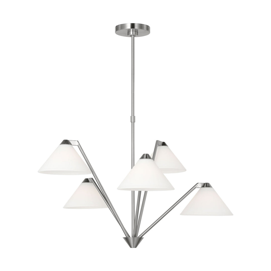 Generation Lighting Canada - GLC1255BS - Chandelier - Werley - Brushed Nickel