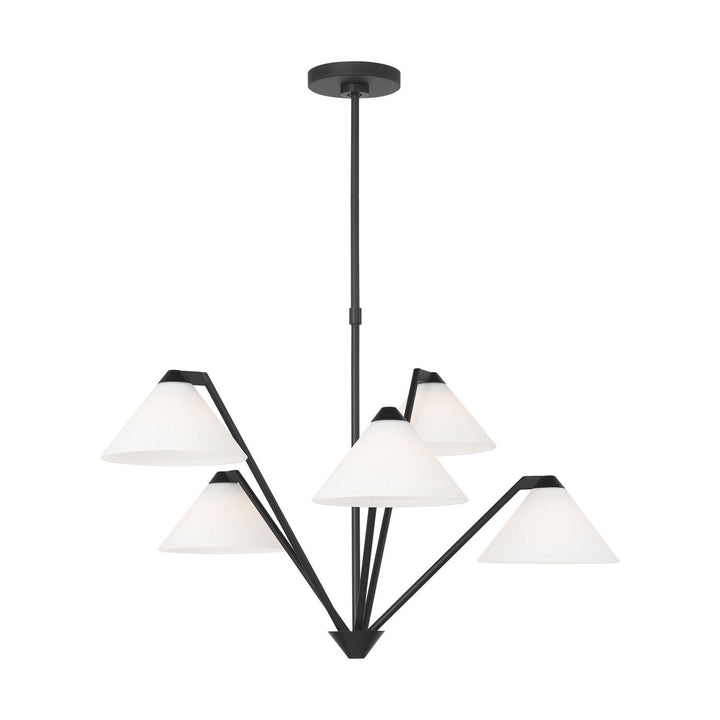 Generation Lighting Canada - GLC1255MBK - Chandelier - Werley - Midnight Black