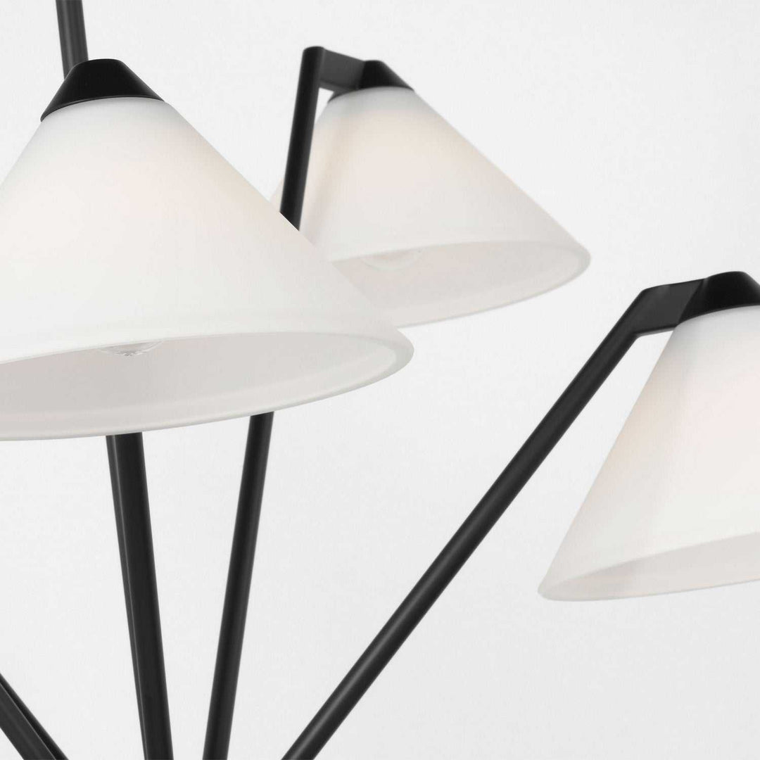 Generation Lighting Canada - GLC1255MBK - Chandelier - Werley - Midnight Black
