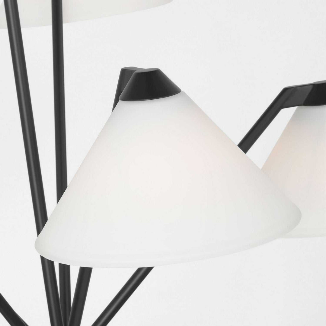 Generation Lighting Canada - GLC1255MBK - Chandelier - Werley - Midnight Black