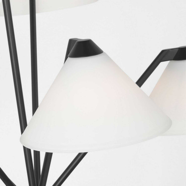 Generation Lighting Canada - GLC1255MBK - Chandelier - Werley - Midnight Black