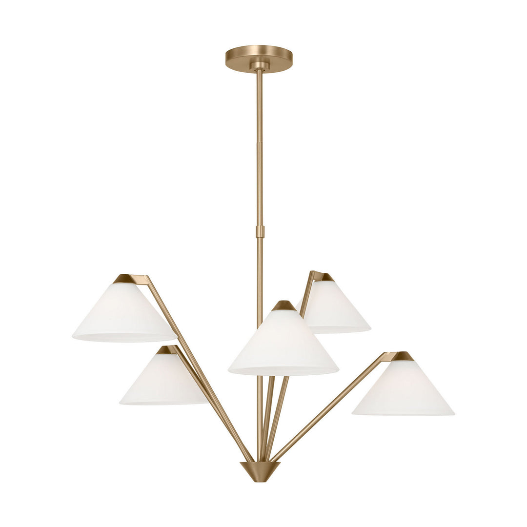 Generation Lighting Canada - GLC1255SB - Chandelier - Werley - Satin Brass