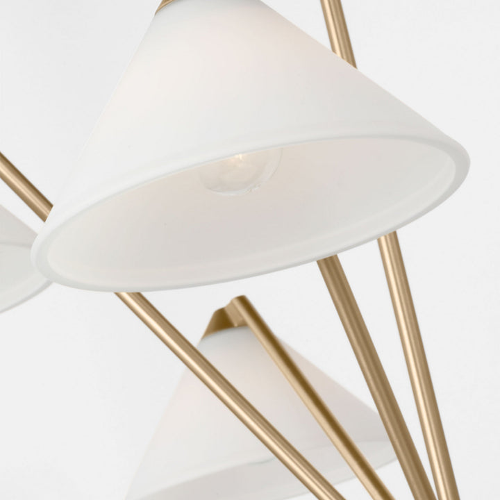 Generation Lighting Canada - GLC1255SB - Chandelier - Werley - Satin Brass