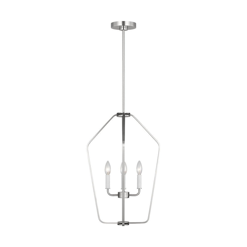 Generation Lighting Canada - GLC1264BS - Four Light Chandelier - Kennan - Brushed Nickel