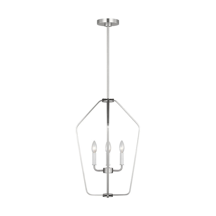 Generation Lighting Canada - GLC1264BS - Four Light Chandelier - Kennan - Brushed Nickel