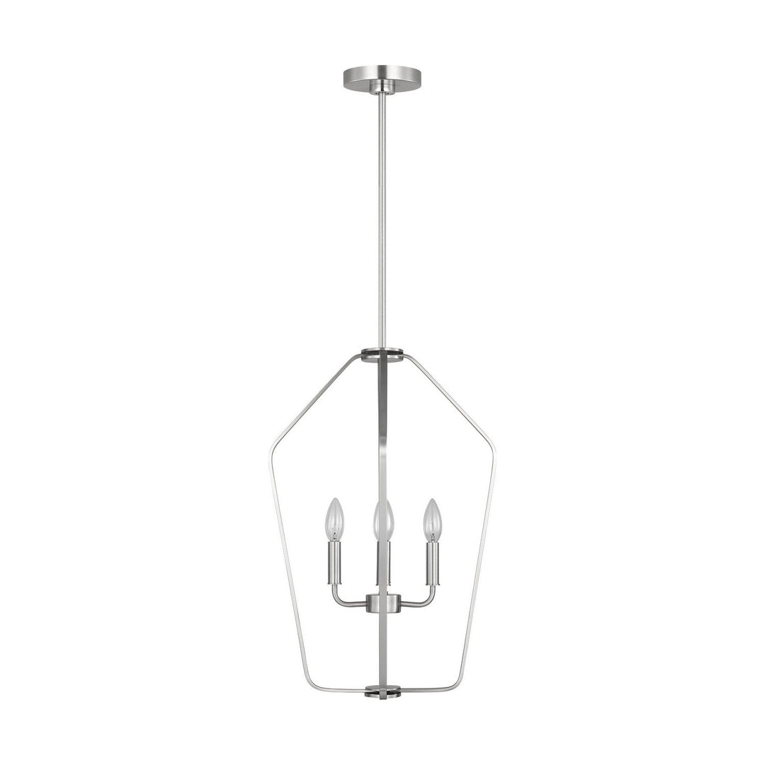 Generation Lighting Canada - GLC1264BS - Four Light Chandelier - Kennan - Brushed Nickel