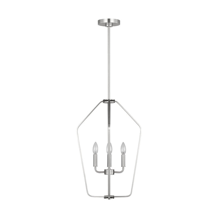 Generation Lighting Canada - GLC1264BS - Four Light Chandelier - Kennan - Brushed Nickel