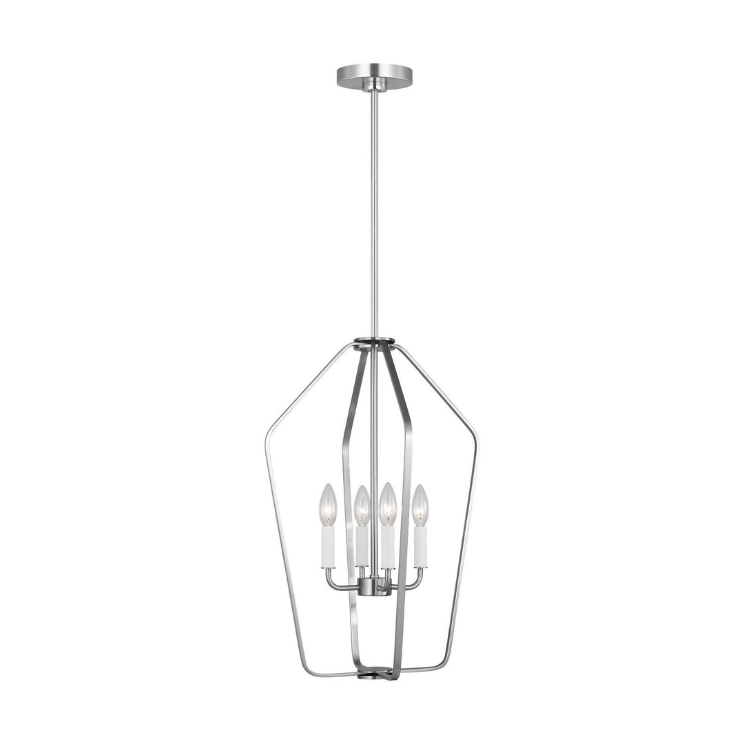 Generation Lighting Canada - GLC1264BS - Four Light Chandelier - Kennan - Brushed Nickel