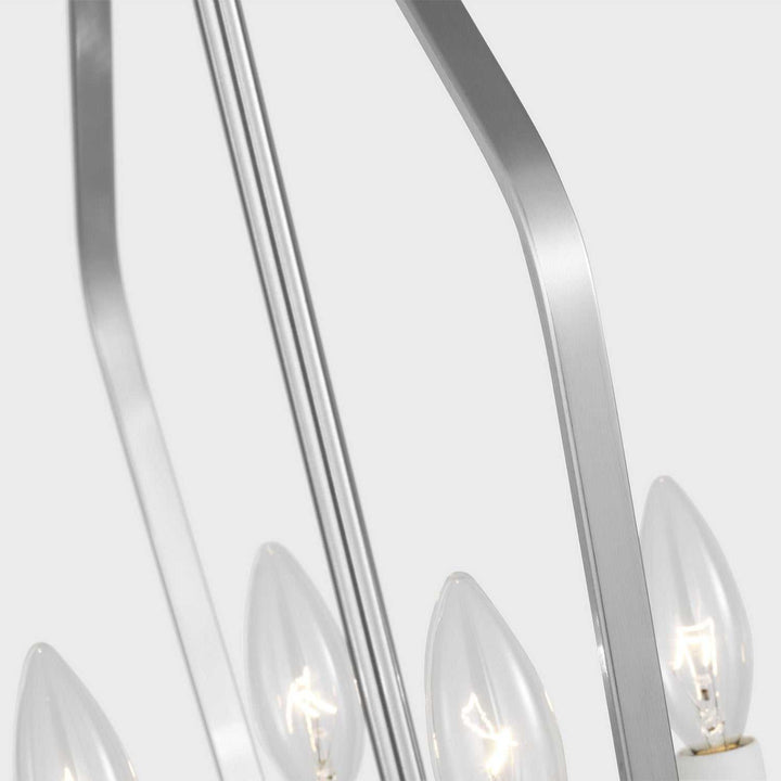 Generation Lighting Canada - GLC1264BS - Four Light Chandelier - Kennan - Brushed Nickel