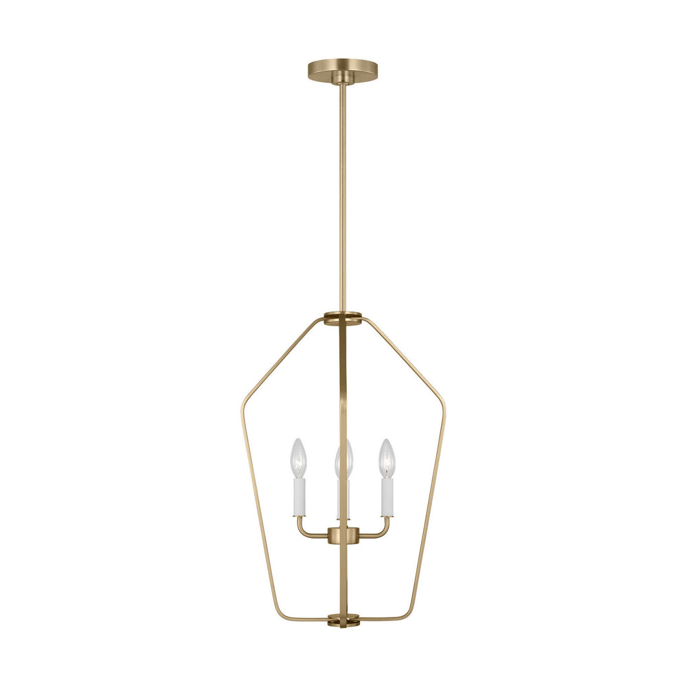 Generation Lighting Canada - GLC1264SB - Four Light Chandelier - Kennan - Satin Brass