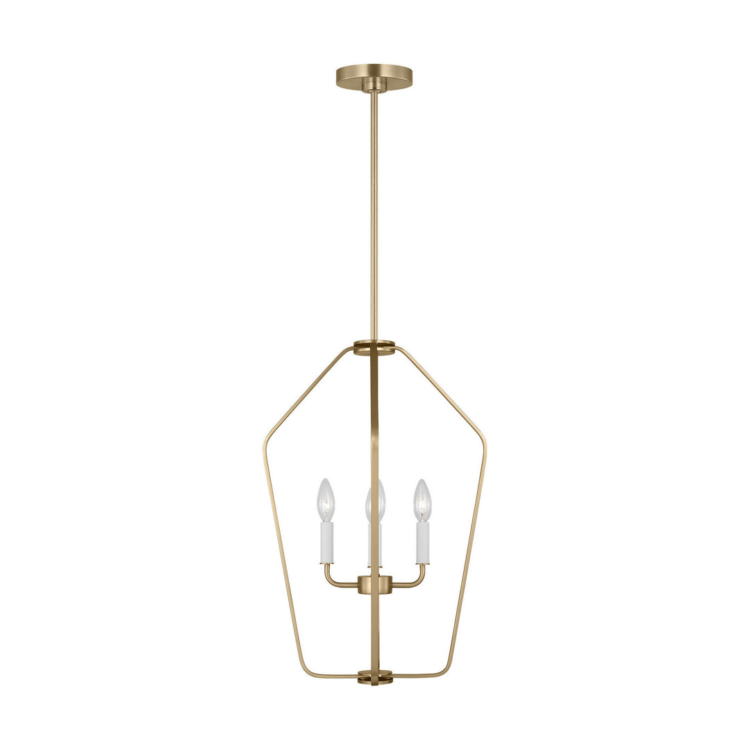 Generation Lighting Canada - GLC1264SB - Four Light Chandelier - Kennan - Satin Brass