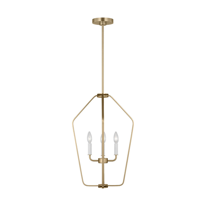 Generation Lighting Canada - GLC1264SB - Four Light Chandelier - Kennan - Satin Brass
