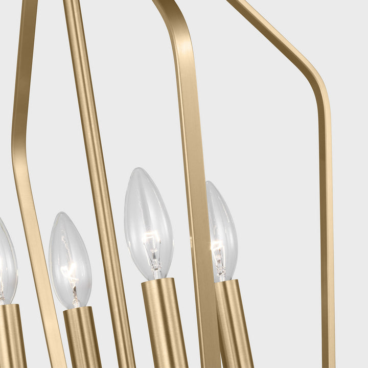 Generation Lighting Canada - GLC1264SB - Four Light Chandelier - Kennan - Satin Brass