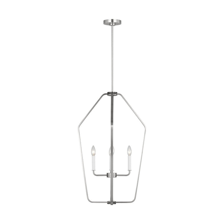 Generation Lighting Canada - GLC1274BS - Four Light Chandelier - Kennan - Brushed Nickel