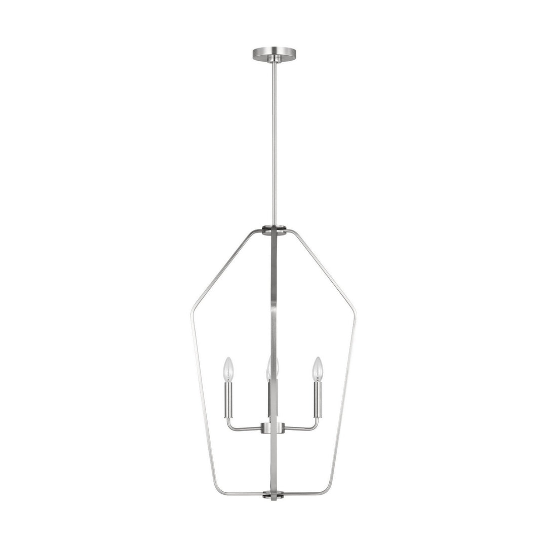 Generation Lighting Canada - GLC1274BS - Four Light Chandelier - Kennan - Brushed Nickel
