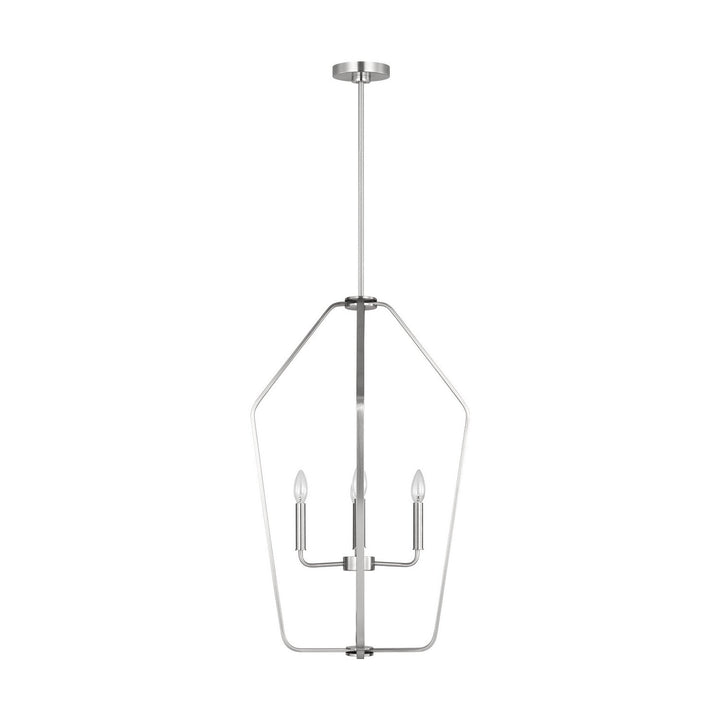 Generation Lighting Canada - GLC1274BS - Four Light Chandelier - Kennan - Brushed Nickel