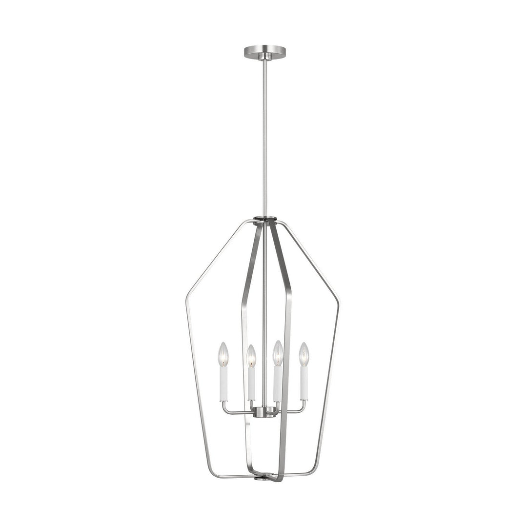 Generation Lighting Canada - GLC1274BS - Four Light Chandelier - Kennan - Brushed Nickel