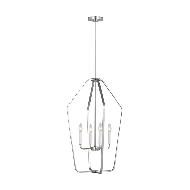 Generation Lighting Canada - GLC1274BS - Four Light Chandelier - Kennan - Brushed Nickel